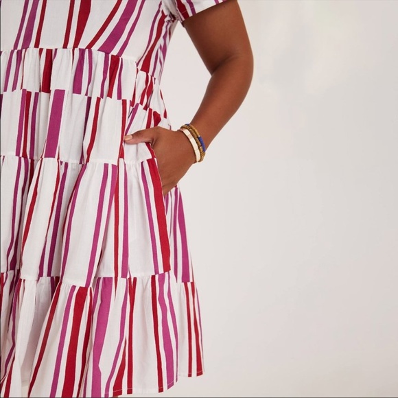 Anthropologie Anwen Tiered Tunic Dress Medium - Picture 3 of 8